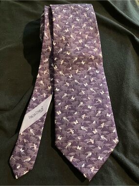 Purple Rainforest “Selva de Tabasco” Silk Tie